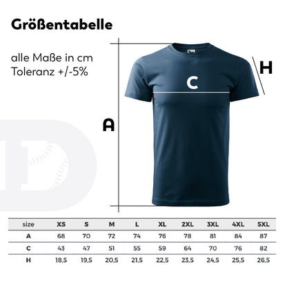 Softball | T-Shirt Unisex in 2 Farben – DUKES vertikal #1