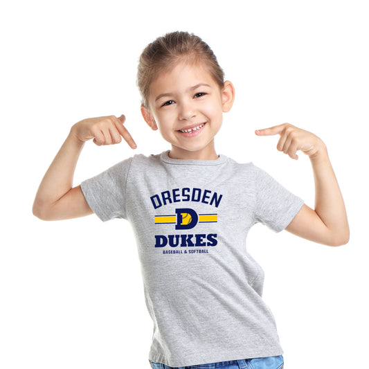 Softball | T-Shirt Kinder in 2 Farben – DUKES OldSchool #2